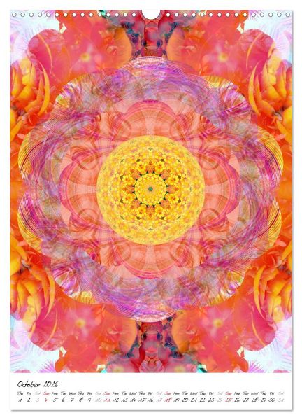 Produktbild: MANDALA COMPOSITIONS (Wall Calendar 2026 DIN A3 portrait), CALVENDO 12 Month Wall Calendar