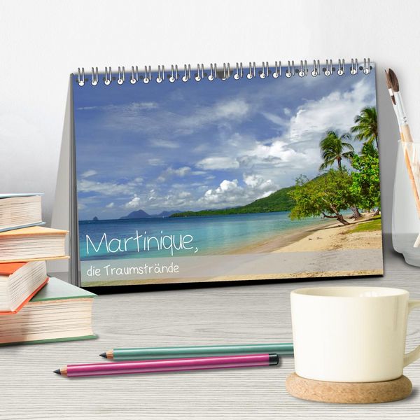 Produktbild: Martinique, die Traumstr&auml;nde (Tischkalender 2026 DIN A5 quer), CALVENDO Monatskalender