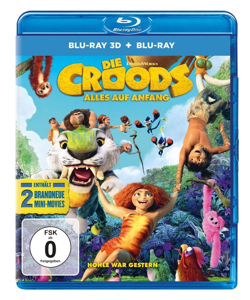 Produktbild: Die Croods - Alles auf Anfang (+ Blu-ray 2D)