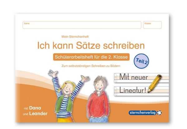 Produktbild: Ich kann Sätze schreiben Teil 1 und 2 im Set - Schülerarbeitshefte für die 1. und 2. Klasse