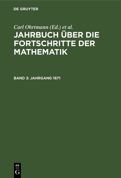 Produktbild: Jahrgang 1871
