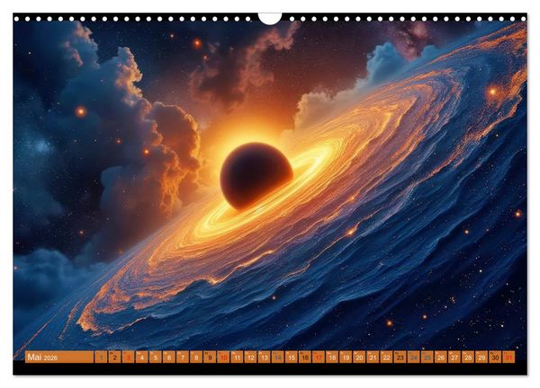 Produktbild: Ferne Galaxien (Wandkalender 2026 DIN A3 quer), CALVENDO Monatskalender