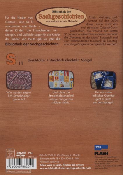 Produktbild: Bibliothek der Sachgeschichten (S11)Streichh&ouml;lzer