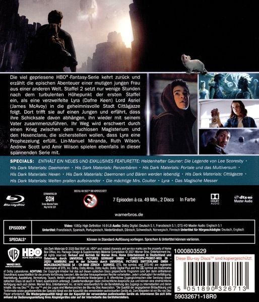 Produktbild: His Dark Materials: Staffel 2 - Neue Welten warten [2 BRs]