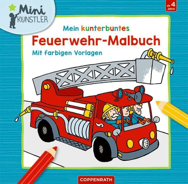 Produktbild: Mein kunterbuntes Feuerwehr-Malbuch