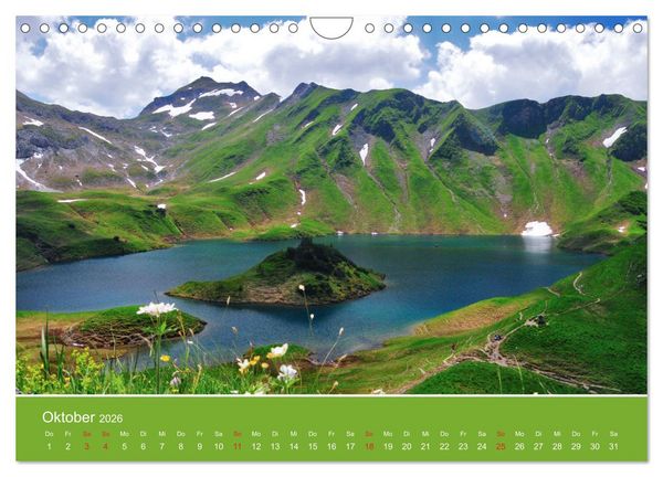 Produktbild: Wo das Allg&auml;u am sch&ouml;nsten ist (Wandkalender 2026 DIN A4 quer), CALVENDO Monatskalender