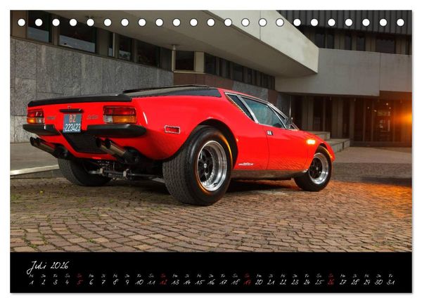 Produktbild: De Tomaso Pantera (Tischkalender 2026 DIN A5 quer), CALVENDO Monatskalender