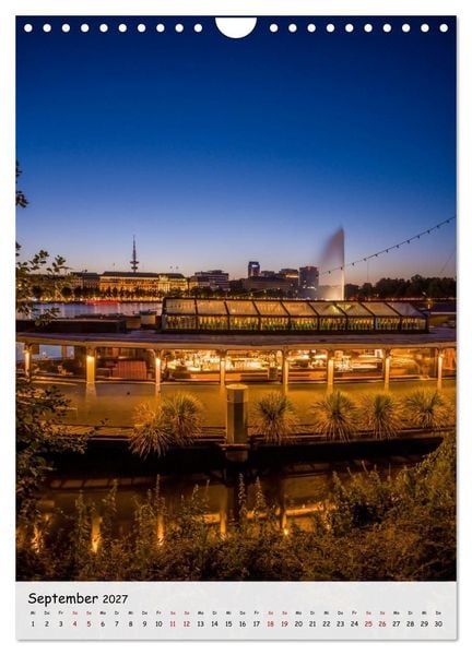 Produktbild: Hamburg - Hanseatische Eleganz (Wandkalender 2027 DIN A4 hoch), CALVENDO Monatskalender