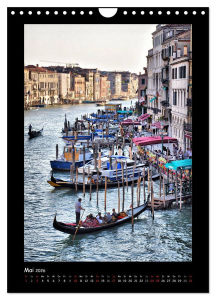 Produktbild: Venedig (Wandkalender 2026 DIN A4 hoch), CALVENDO Monatskalender
