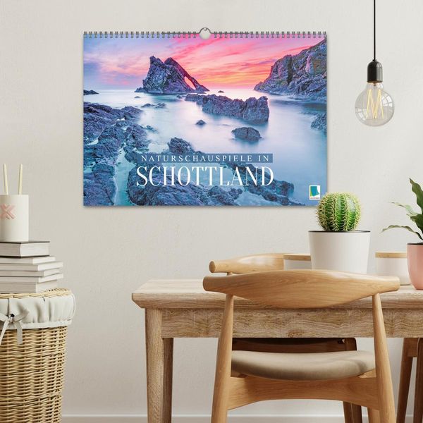 Produktbild: Naturschauspiele in Schottland (Wandkalender 2026 DIN A3 quer), CALVENDO Monatskalender