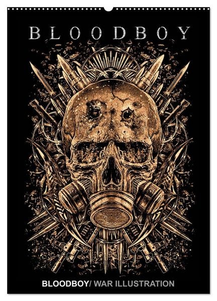 Produktbild: BLOODBOY/WAR ILLUSTRATION (Wandkalender 2026 DIN A2 hoch), CALVENDO Monatskalender