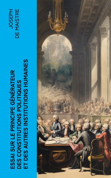 Produktbild: Essai sur le principe g&eacute;n&eacute;rateur des constitutions politiques et des autres institutions humaines