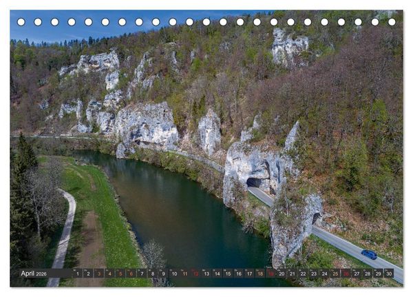Produktbild: Gro&szlig;e Landschaft Obere Donau (Tischkalender 2026 DIN A5 quer), CALVENDO Monatskalender