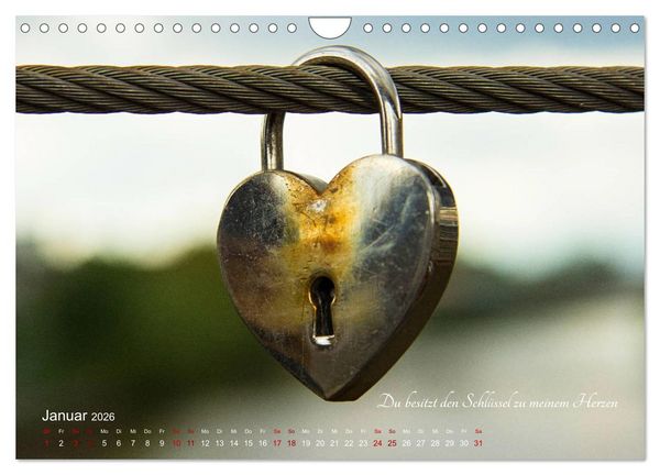 Produktbild: Emotionale Herzensdinge (Wandkalender 2026 DIN A4 quer), CALVENDO Monatskalender