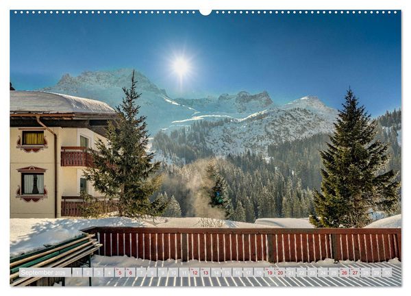 Produktbild: Arlberg - magic of winter (Wandkalender 2026 DIN A2 quer), CALVENDO Monatskalender
