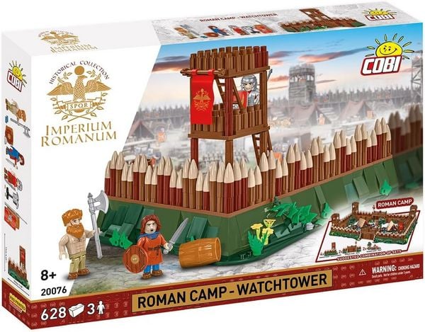 COBI Imperium Romanum 20076 - Roman Camp-Watchtower, Spielset, 628+3 Klemmbausteine