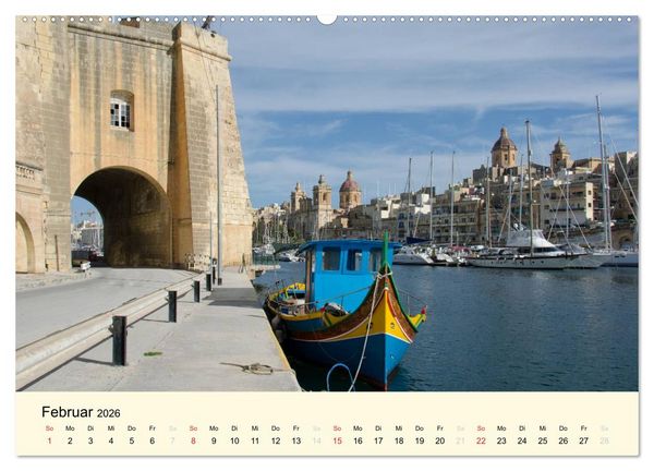 Produktbild: Malta und Gozo, Perlen im Mittelmeer (Wandkalender 2026 DIN A2 quer), CALVENDO Monatskalender