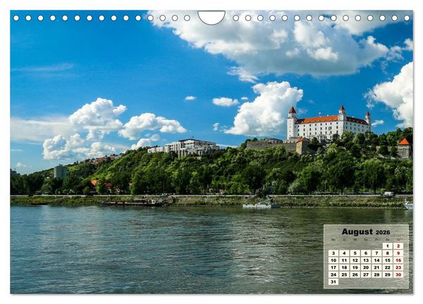 Produktbild: Die sch&ouml;ne blaue Donau (Wandkalender 2026 DIN A4 quer), CALVENDO Monatskalender
