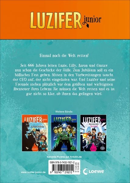 Produktbild: Luzifer junior (Band 17) - Vier Freunde für ein Hölleluja