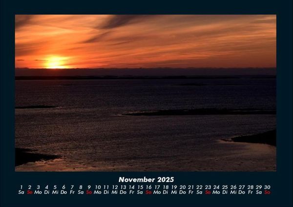 Produktbild: Sonnenunterg&auml;nge 2025 Fotokalender DIN A4