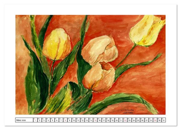 Produktbild: Der AQUARELL-Kalender (Wandkalender 2026 DIN A3 quer), CALVENDO Monatskalender