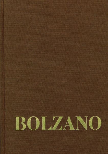 Produktbild: Bernard Bolzano Gesamtausgabe / Reihe III: Briefwechsel. Band 5,1: Briefe an Josef Sommer und andere