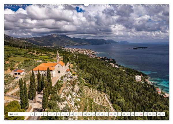 Produktbild: Kroatien - Dalmatien (Wandkalender 2026 DIN A2 quer), CALVENDO Monatskalender