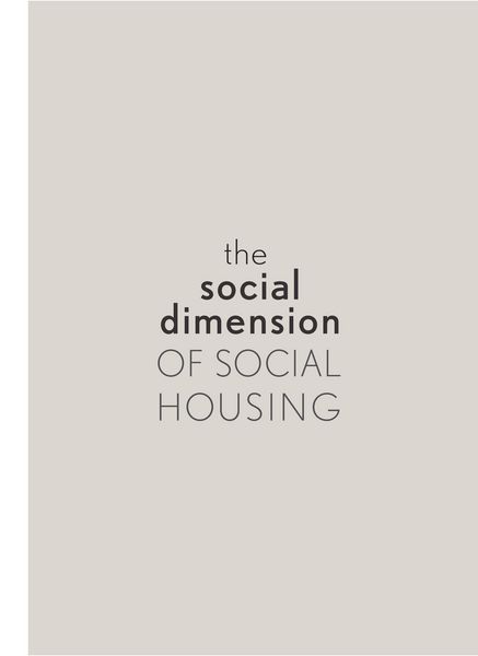 Produktbild: The Social Dimension of Social Housing