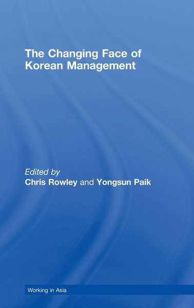 Produktbild: The Changing Face of Korean Management