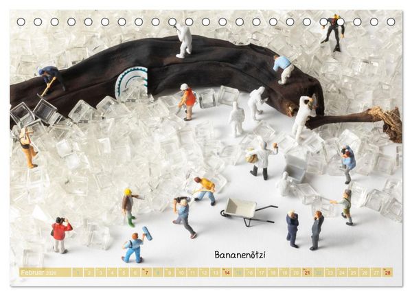 Produktbild: Mandelentz&uuml;ndung ... und andere Mini-Welten (Tischkalender 2026 DIN A5 quer), CALVENDO Monatskalender
