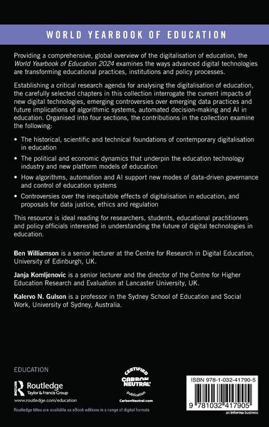 Produktbild: World Yearbook of Education 2024