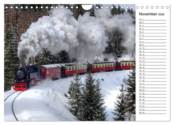 Produktbild: Landschaften im Harz (Wandkalender 2026 DIN A4 quer), CALVENDO Monatskalender