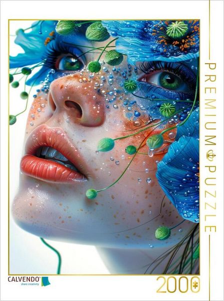 CALVENDO Puzzle Ein Gesicht zum Träumen | 2000 Teile Lege-Größe 90x67cm Foto-Puzzle für glückliche Stunden