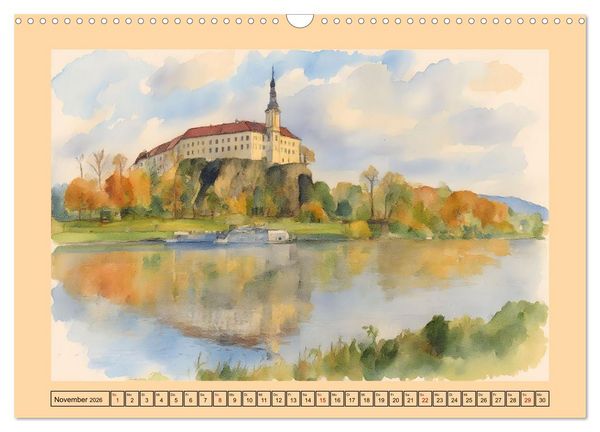 Produktbild: Tschechien - Kultur und Natur (Wandkalender 2026 DIN A3 quer), CALVENDO Monatskalender