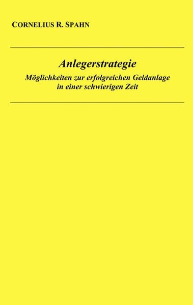 Produktbild: Anlegerstrategie