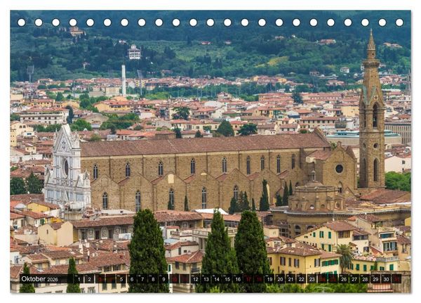 Produktbild: Impressionen aus FLORENZ (Tischkalender 2026 DIN A5 quer), CALVENDO Monatskalender