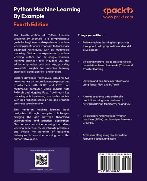 Produktbild: Python Machine Learning By Example - Fourth Edition
