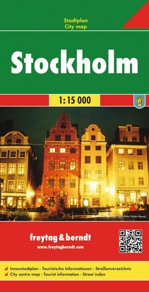 Produktbild: freytag & berndt Stadtplan Stockholm 1:15.000