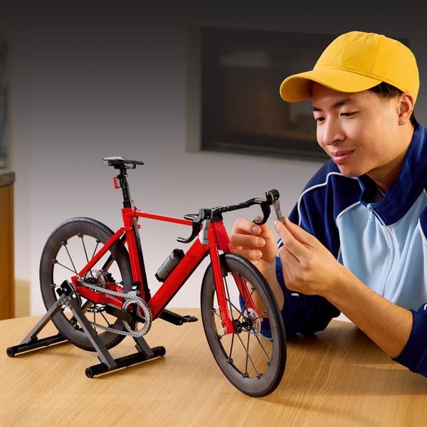 Produktbild: LEGO Icons 11380 Rennrad, Modellbau f&uuml;r M&auml;nner und Frauen, Geschenkidee