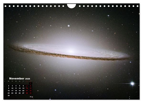 Produktbild: Hubble - 35 Jahre atemberaubende Aufnahmen (Wandkalender 2026 DIN A4 quer), CALVENDO Monatskalender