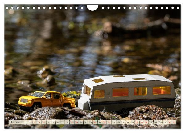 Produktbild: Miniature Caravaning: Gro&szlig;es Abenteuer mit kleinem Camper (Wandkalender 2026 DIN A4 quer), CALVENDO Monatskalender