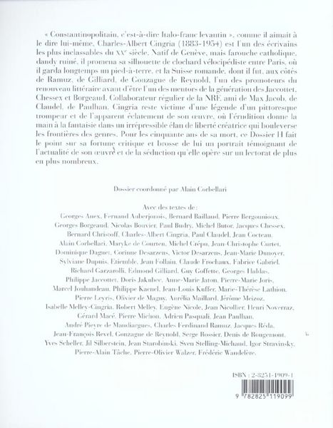 Produktbild: Charles-Albert Cingria