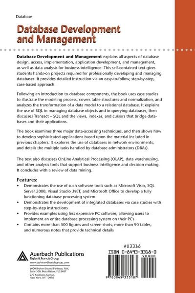 Produktbild: Database Development and Management