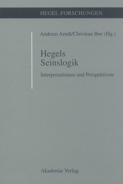 Produktbild: Hegels Seinslogik