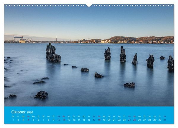 Produktbild: An der Kieler F&ouml;rde (hochwertiger Premium Wandkalender 2026 DIN A2 quer), Kunstdruck in Hochglanz