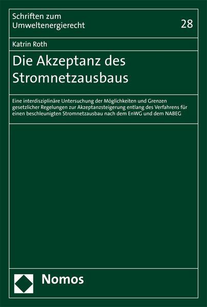 Produktbild: Die Akzeptanz des Stromnetzausbaus