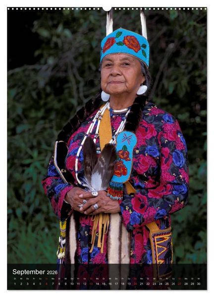 Produktbild: Indianer, Portrait Collection 1 (hochwertiger Premium Wandkalender 2026 DIN A2 hoch), Kunstdruck in Hochglanz