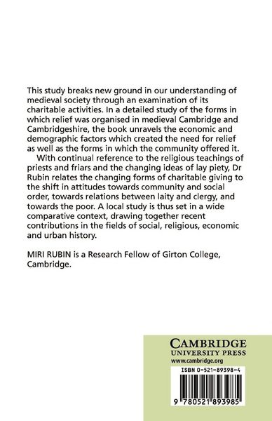 Produktbild: Charity and Community in Medieval Cambridge