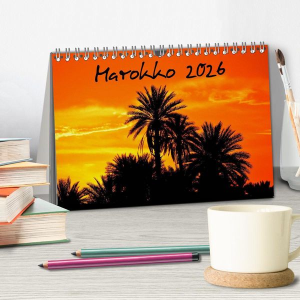 Produktbild: Marokko 2026 (Tischkalender 2026 DIN A5 quer), CALVENDO Monatskalender