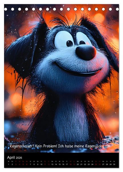 Produktbild: Good morning dog (Tischkalender 2026 DIN A5 hoch), CALVENDO Monatskalender